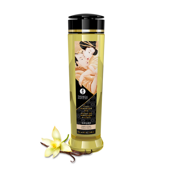 Ulei de masaj, Shunga, 240 ml, aromă vanilie