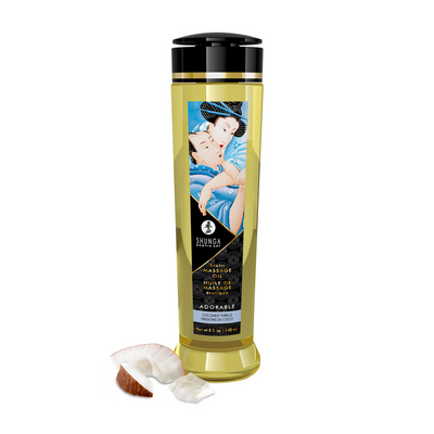 Ulei de masaj, Shunga, 240 ml, aromă cocos