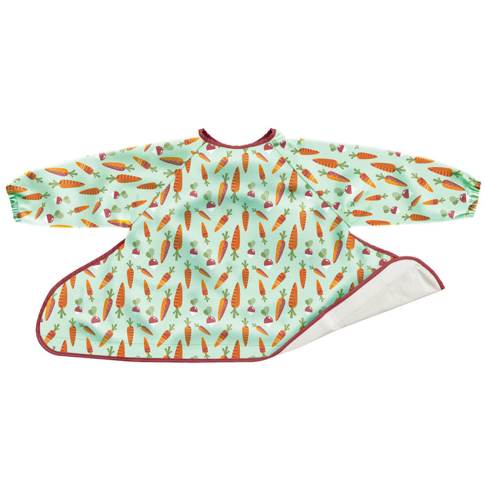 Bavetă cu mâneci lungi, Tidy Tot, verde, 6-24 luni