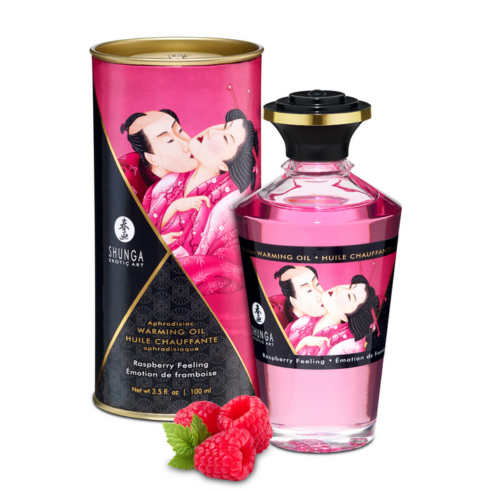 Ulei de masaj, Shunga, Raspberry Feeling, 100 ml