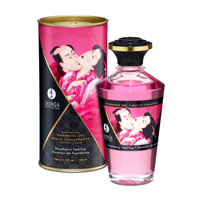 Ulei de masaj, Shunga, Raspberry Feeling, 100 ml