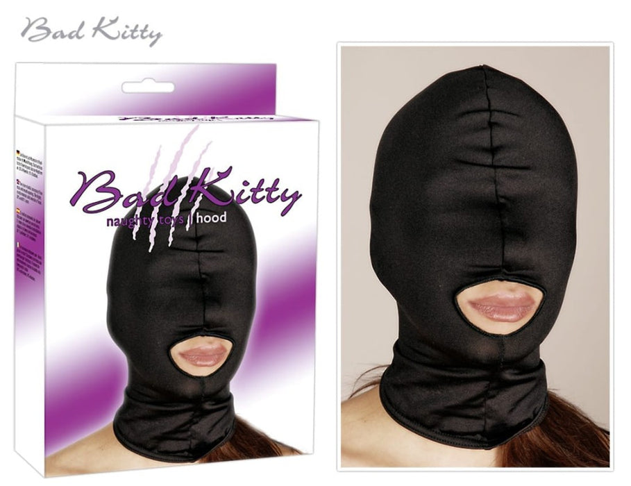 Masca cap BDSM, Orion Bad Kitty, negru