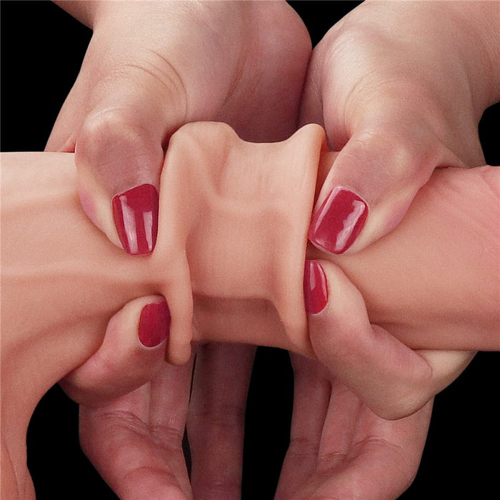 Dildo, Lovetoy, 8.5'' Dual Layer, material realist