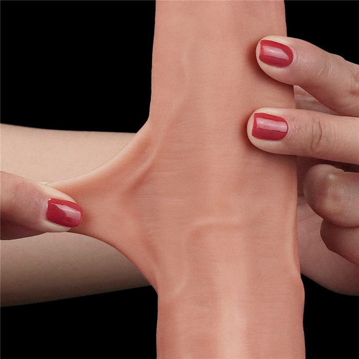 Dildo, Lovetoy, 8.5'' Dual Layer, material realist