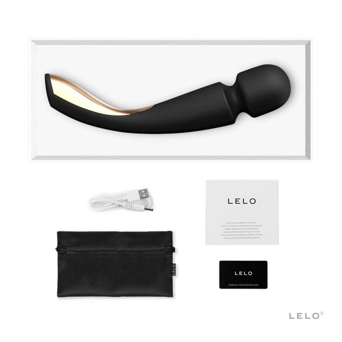 Masajer corporal, Lelo, Smart Wand 2, mare, negru