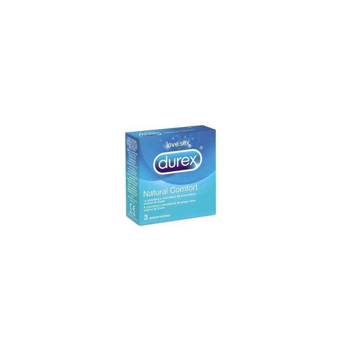 Prezervative, Durex, Natural Classic, 3 bucăți