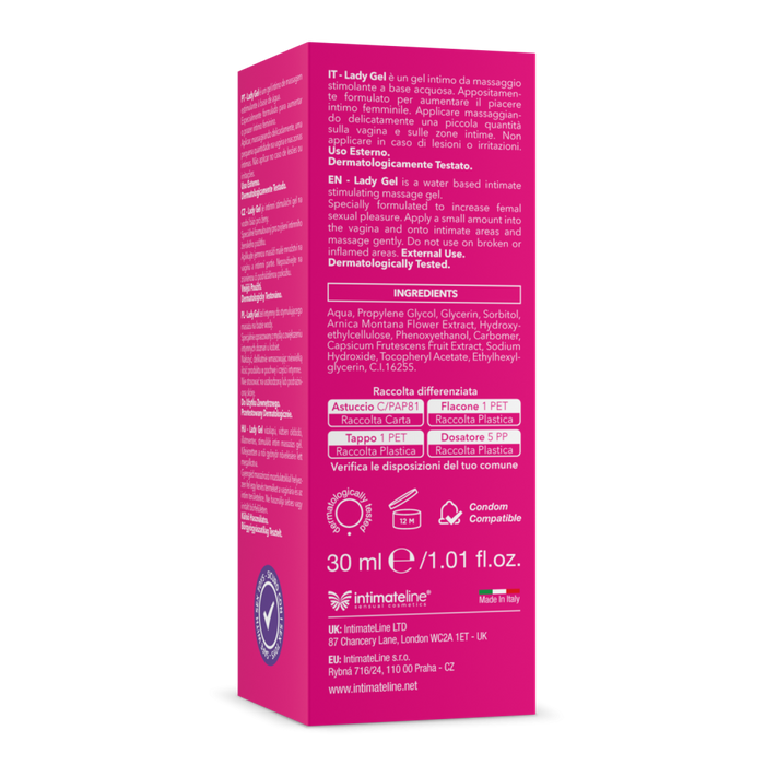 Gel stimulativ, IntimateLine, 30 ml, pentru clitoris și vagin