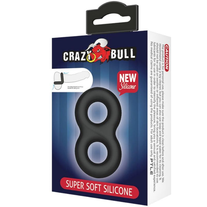 Inel Dublu, Crazy Bull, Silicon Medical, Elastic, 8.5 cm