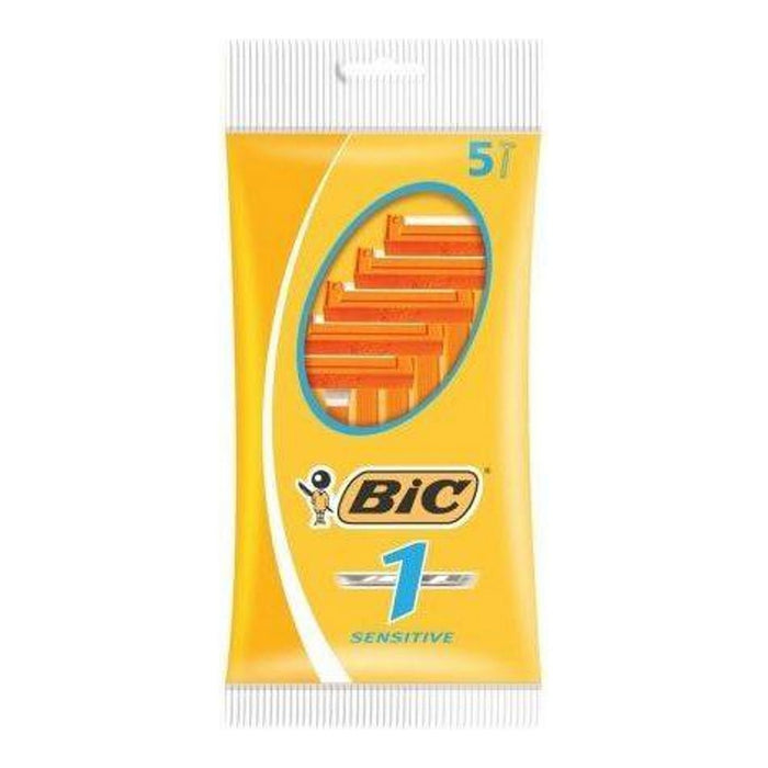 Aparat de ras BIC Classic, piele sensibilă, pachet 5 bucăți