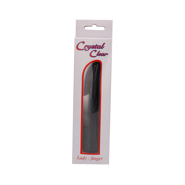 Vibrator clasic, Seven Creations, Ladyfinger, negru, 11 cm