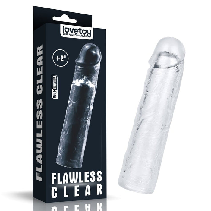 Sleeve penis, Lovetoy, extensie 5 cm, transparent