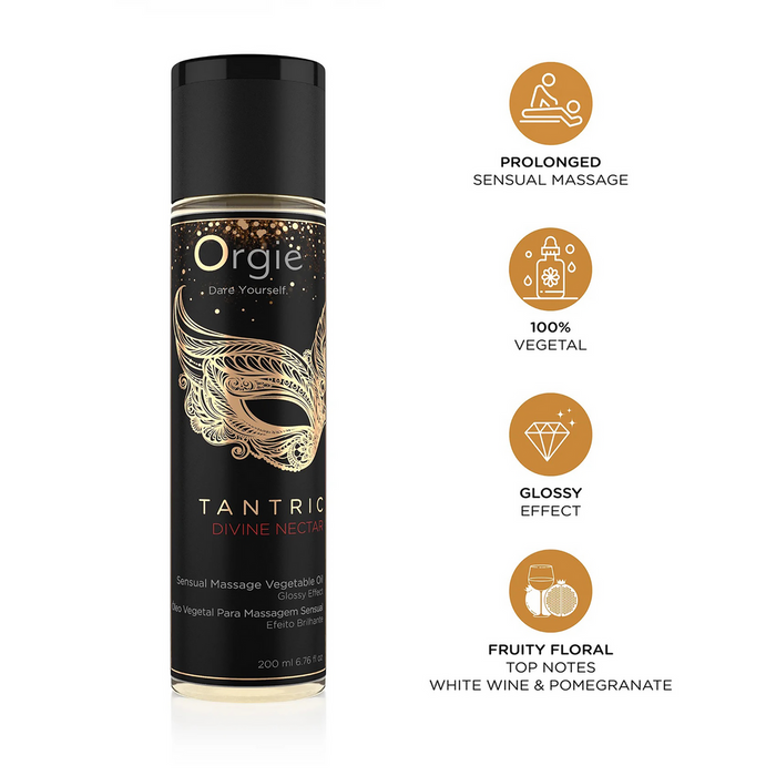 Ulei masaj, Orgie, Tantric Divine Nectar, 200 ml