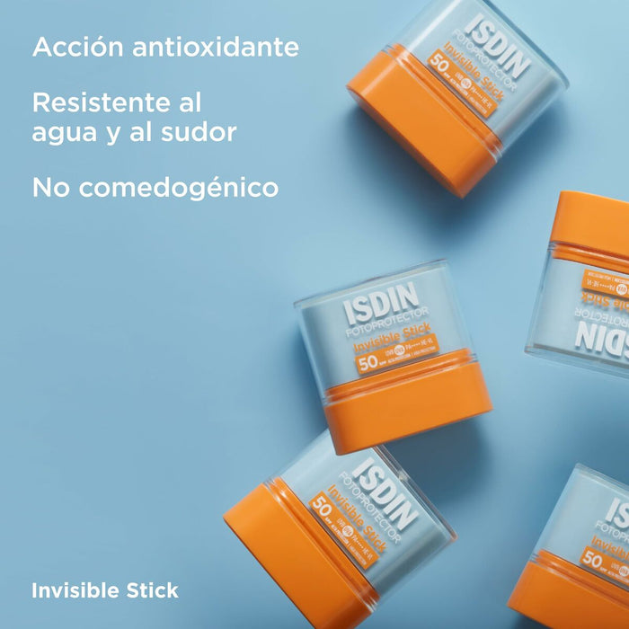 Stick protecție solară, Isdin, Invisible Stick, SPF50, 10g
