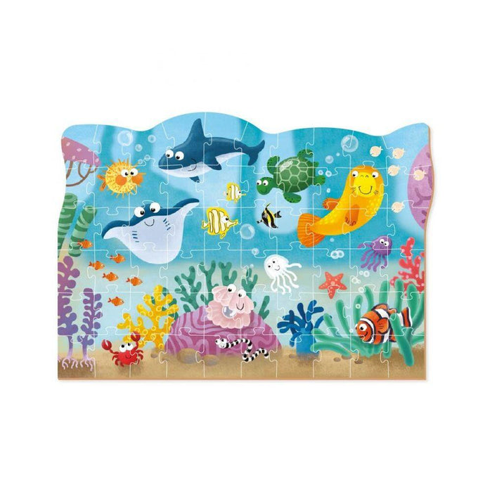 Puzzle 60 piese, Dodo, Animale Marine, carton rezistent