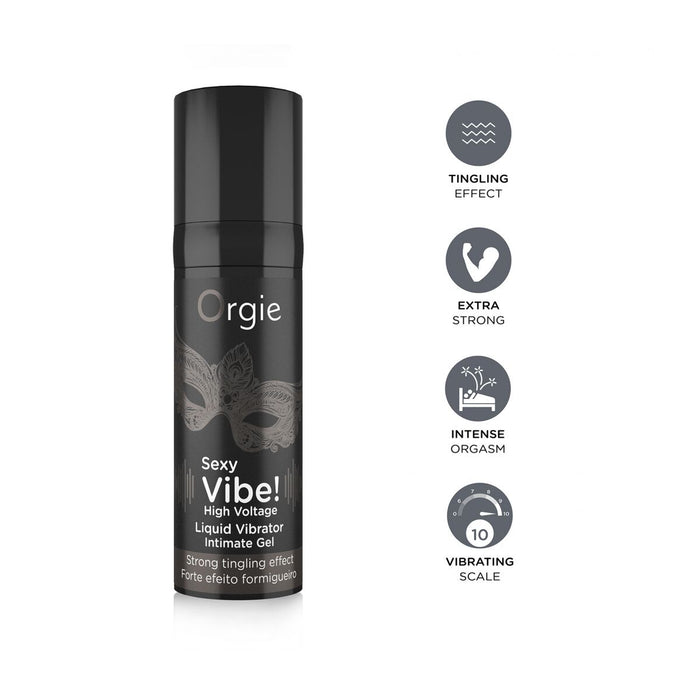 Gel stimulant, Orgie, High Voltage, 15 ml