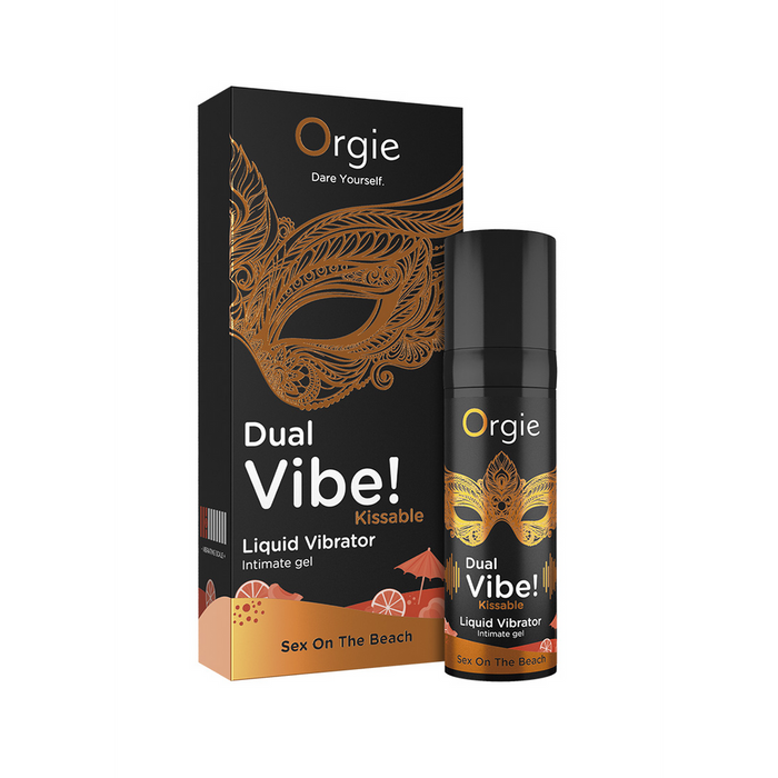 Gel vibrator, Orgie Dual Vibe, 15 ml