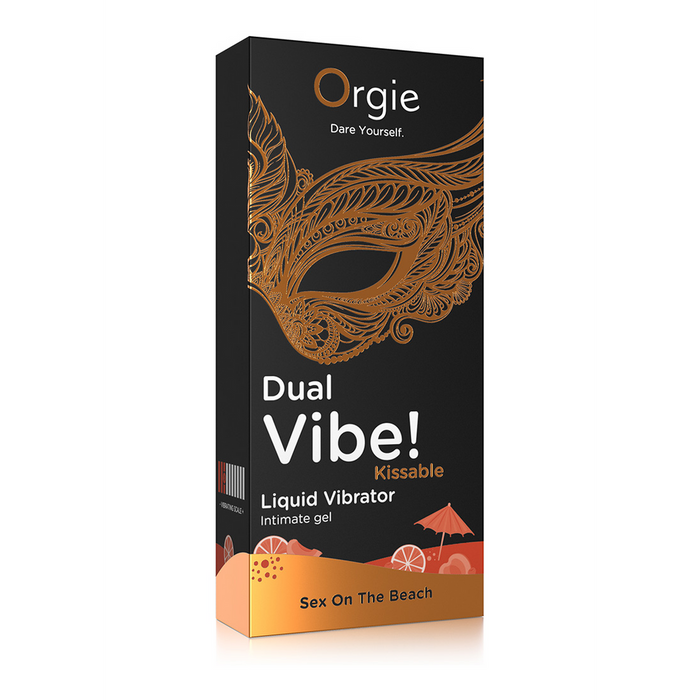Gel vibrator, Orgie Dual Vibe, 15 ml