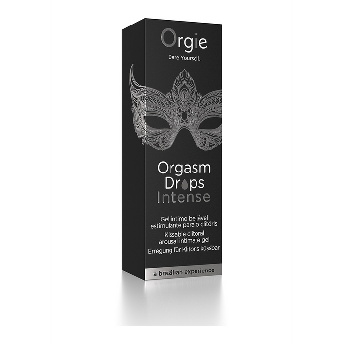 Picături stimulante, Orgie, Intense, 30 ml, aromă măr roșu