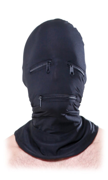 Glugă cu Fermuar, Pipedream, Zipper Face, Negru