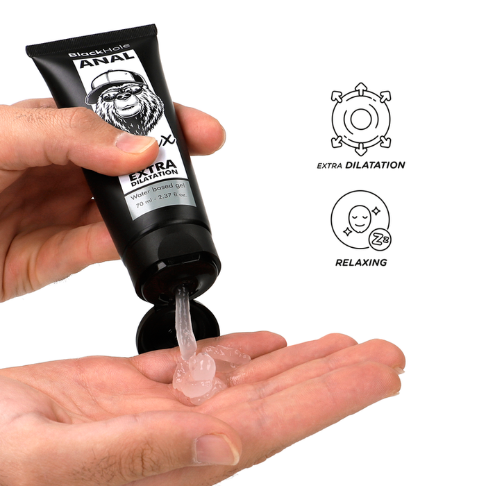 Gel anal, Black Hole, pe bază de apă, 70 ml