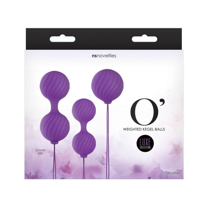 Set Bile Kegel, Luxe O', Violet, Antrenament PC
