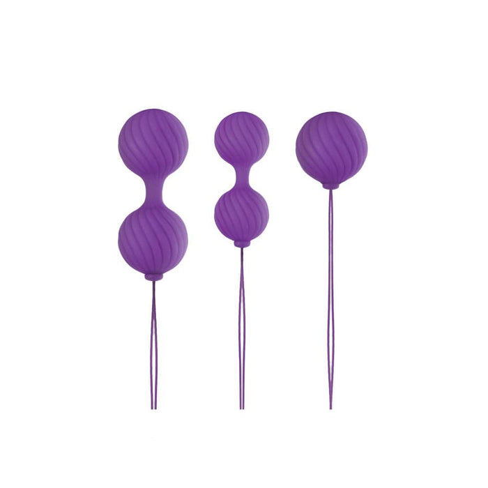Set Bile Kegel, Luxe O', Violet, Antrenament PC
