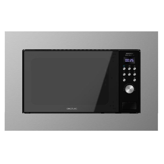 Cuptor cu microunde, Cecotec, Grandheat 2000, oțel negru, 20L