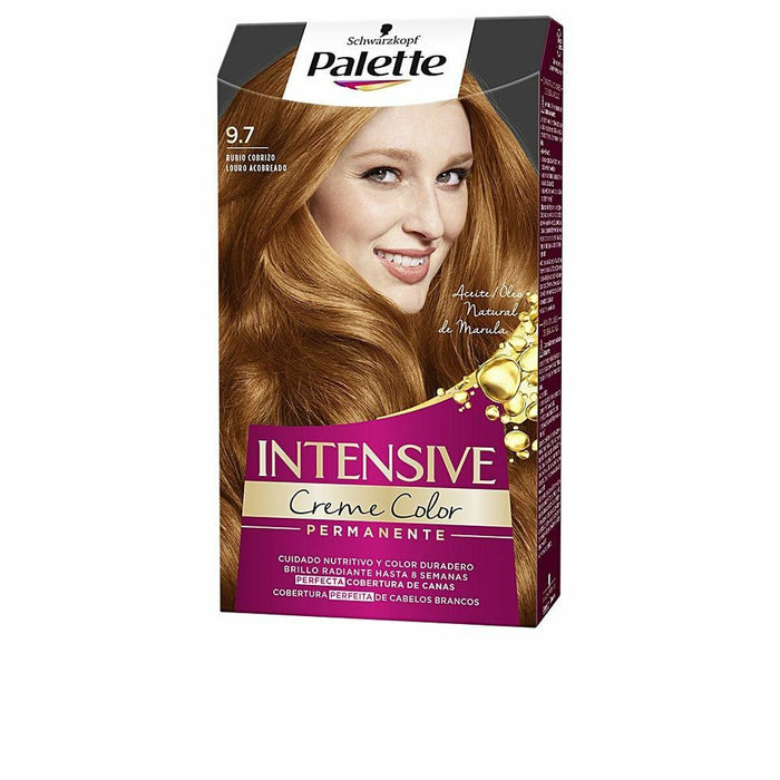 Vopsea de păr, Palette Intense Cream, Ton 9.7 Blond Auriu Deschis