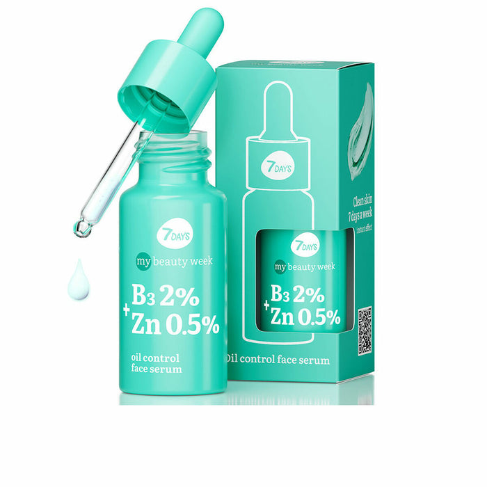 Ser anti-acneic, 7Days, Acid Salicilic și Acid Glicolic, 20 ml