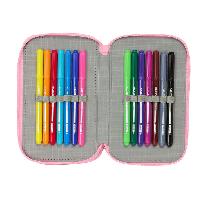 Penar școlar, Fournier, Barbie Painterly Pink, 37 piese