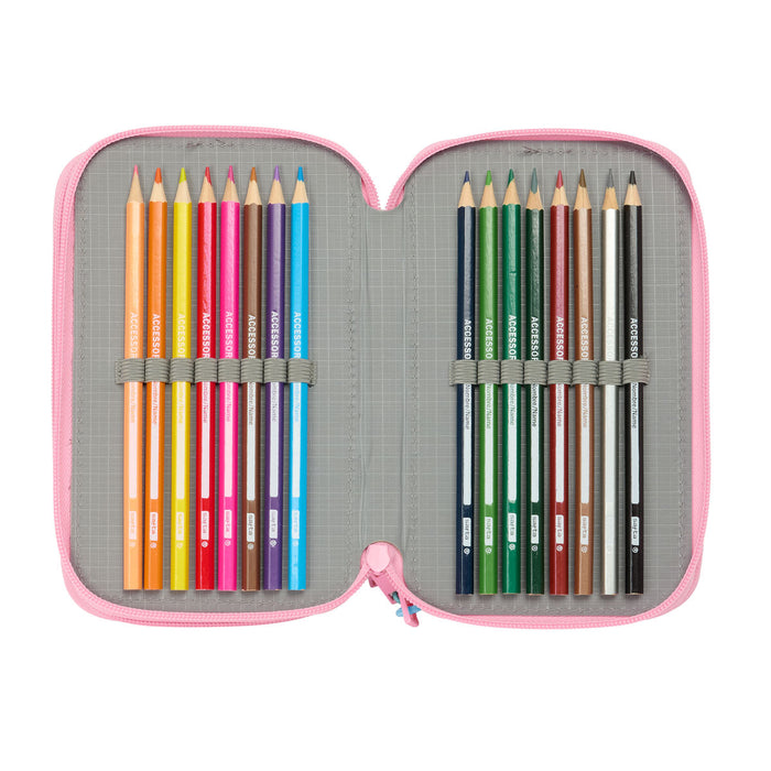 Penar școlar, Fournier, Barbie Painterly Pink, 37 piese