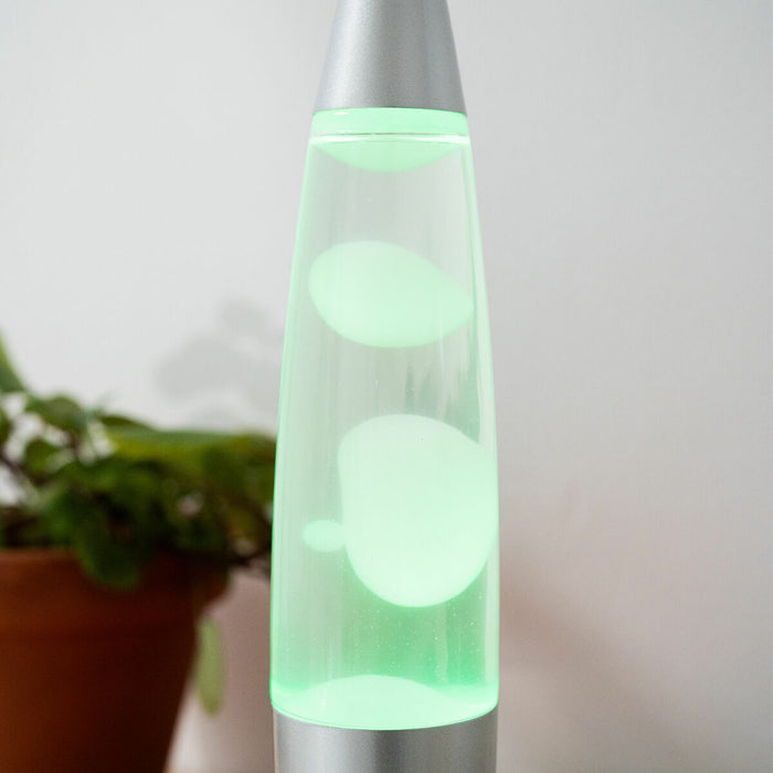 Lampă lava LED, InnovaGoods, multicoloră, aluminiu și sticlă