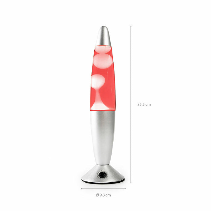 Lampă lava LED, InnovaGoods, multicoloră, aluminiu și sticlă