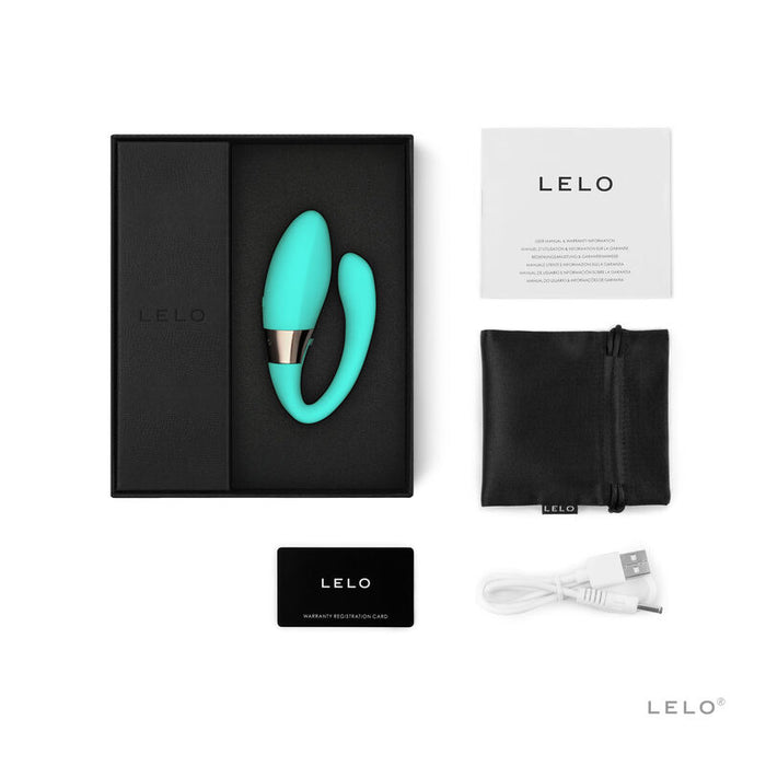 Masajer cuplu, LELO Tiani Harmony, verde aqua