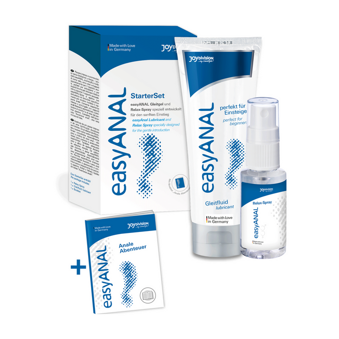 Set starter, Joydivision Toys, lubrifiant și spray relaxare, 80 ml + 30 ml
