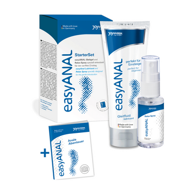 Set starter, Joydivision Toys, lubrifiant și spray relaxare, 80 ml + 30 ml