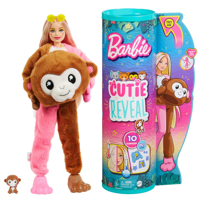Păpușă Mattel, Barbie Cutie Reveal, Maimuță