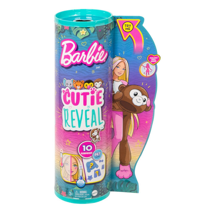 Păpușă Mattel, Barbie Cutie Reveal, Maimuță