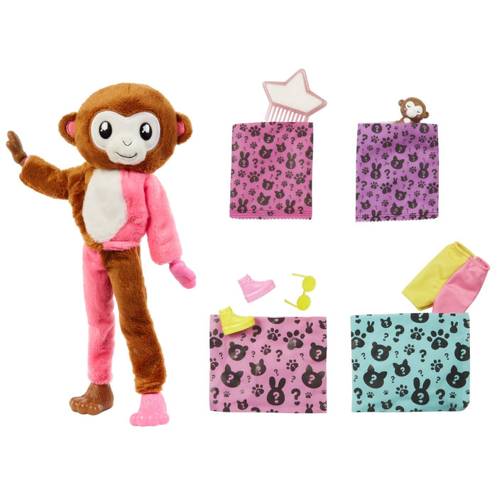 Păpușă Mattel, Barbie Cutie Reveal, Maimuță