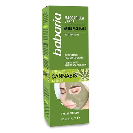 Mască facială, Babaria, extract de canabis, 100 ml