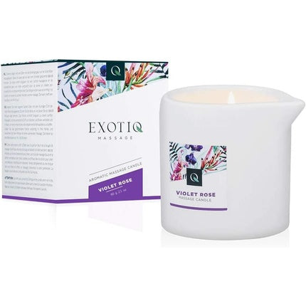 Lumânare de masaj, Exotiq, Violet Rose, 60g