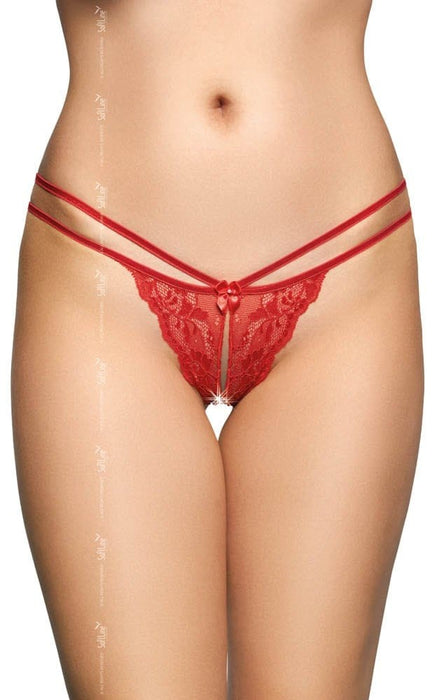 Chilot G-String, Softline, model 2495, roșu, S/M