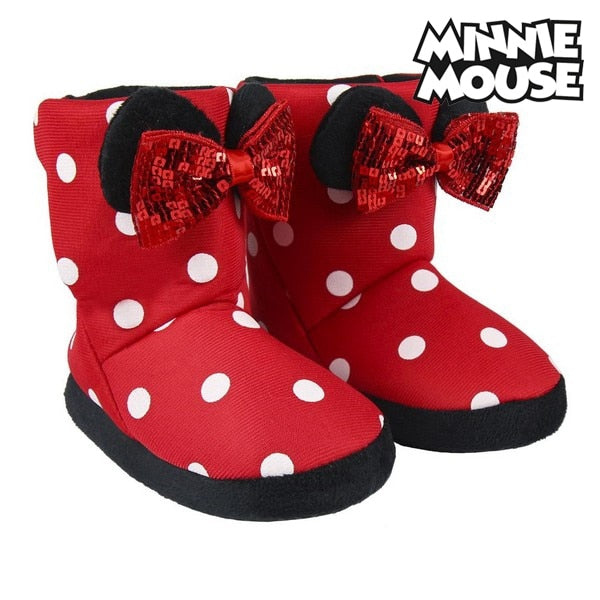 Papuci de casă, Disney, Minnie Mouse, roșu, 28-29 EU