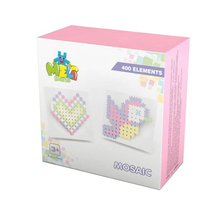 Set construcție, Meli Minis Pastel, 400 piese