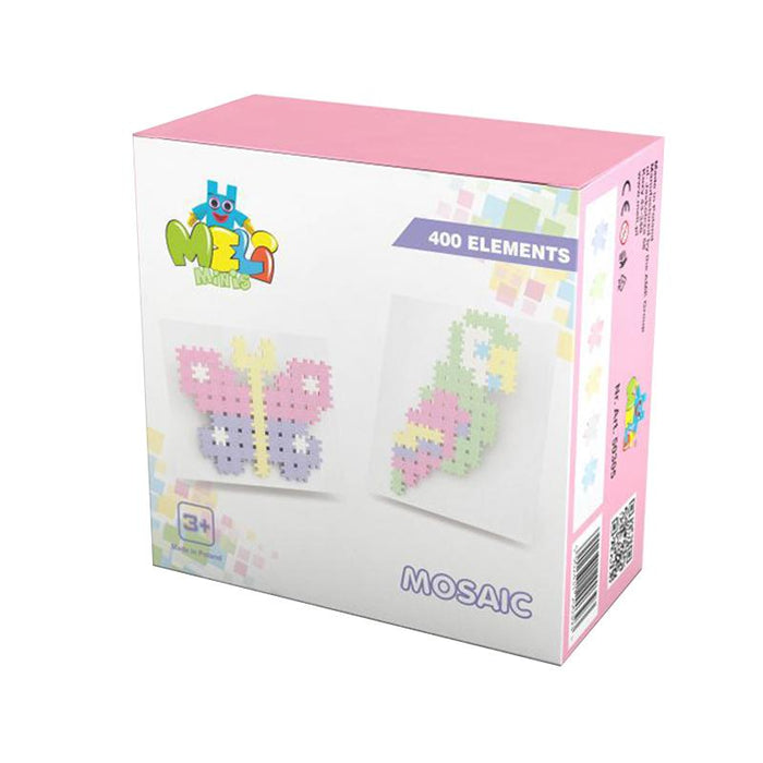 Set construcție, Meli Minis Pastel, 400 piese