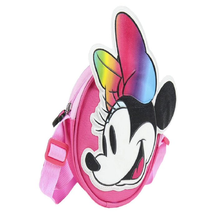 Geantă bandulieră, Disney, Minnie Mouse, roz vibrant