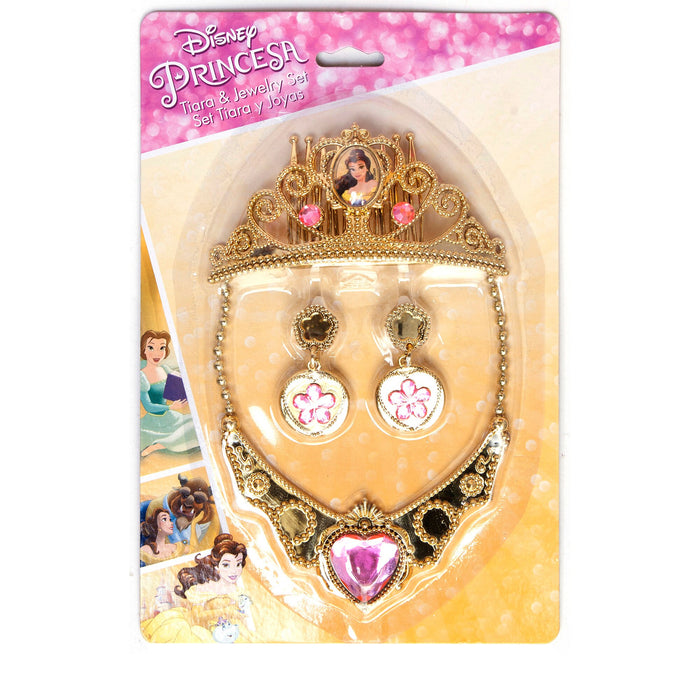 Set accesorii, Disney, Belle, bijuterii și diademă
