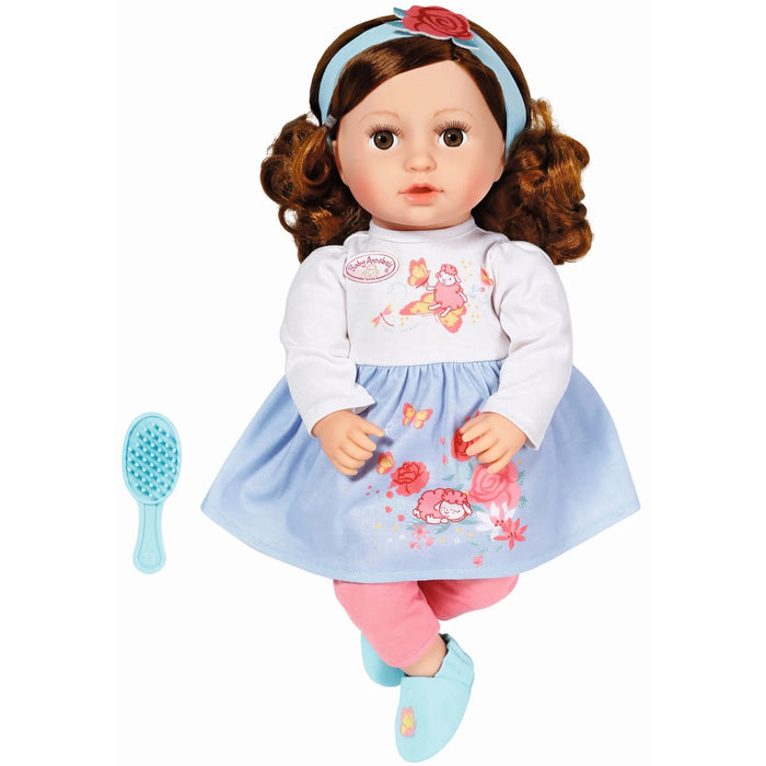 Păpușă Zapf, Baby Annabell Sophia, brunetă, 43 cm