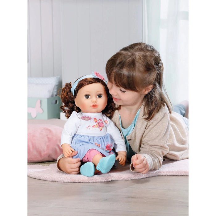 Păpușă Zapf, Baby Annabell Sophia, brunetă, 43 cm