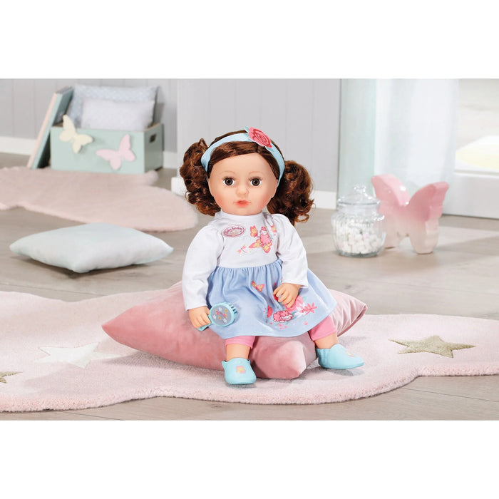 Păpușă Zapf, Baby Annabell Sophia, brunetă, 43 cm